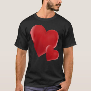 Hearts Pattern Valentines Day Cute Love V Day Paja T-Shirt