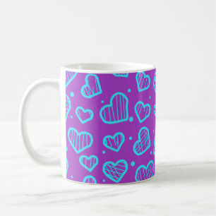 Hearts Pattern - Valentine's Day Inspired Coffee Mug