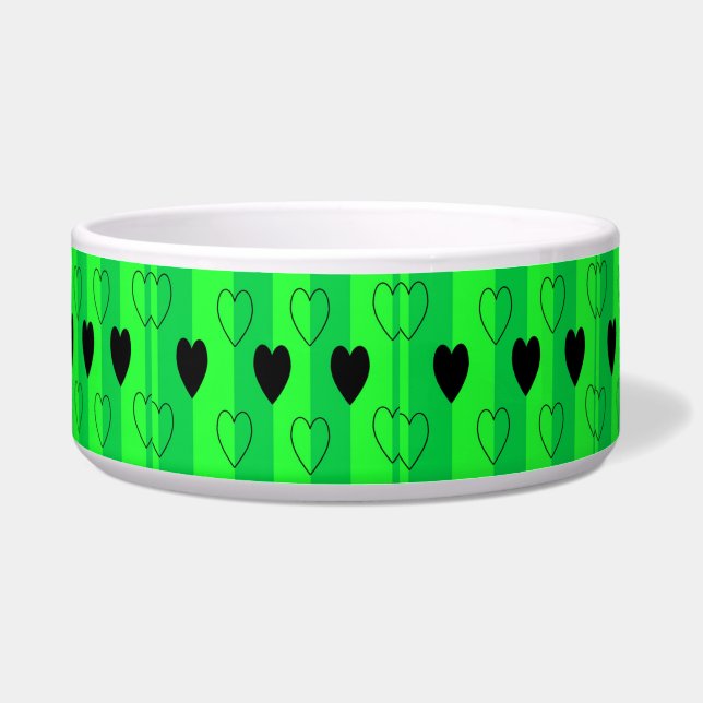 Hearts Pet Bowl (Front)