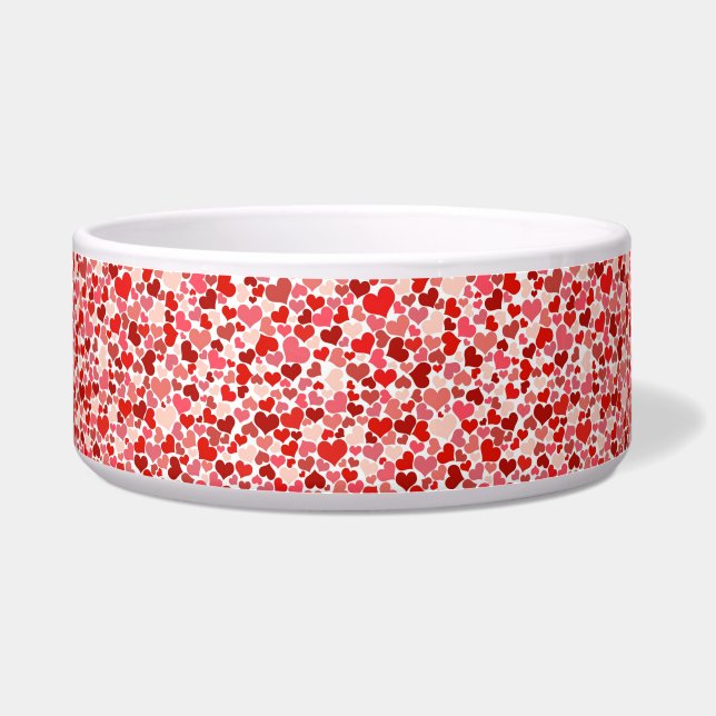 Hearts Pet Bowl (Front)