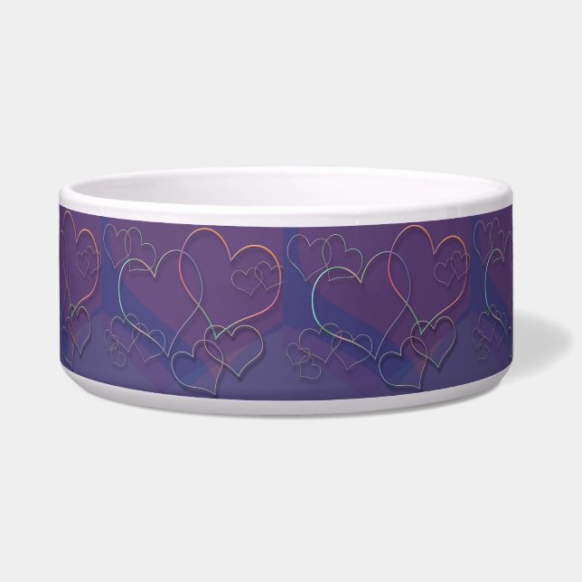 Hearts Pet Bowl (Front)