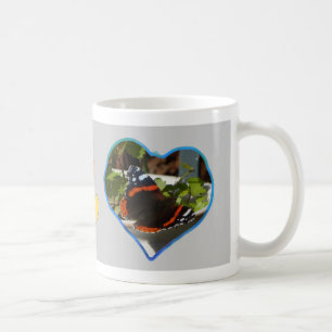 Hearts Photo Coffee Mug Grey