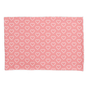 Hearts Pillow Case with Custom Colours