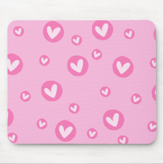 Hearts Pink Mousepad