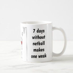 Hearts Player Positions Funny Netball Quote Coffee Mug