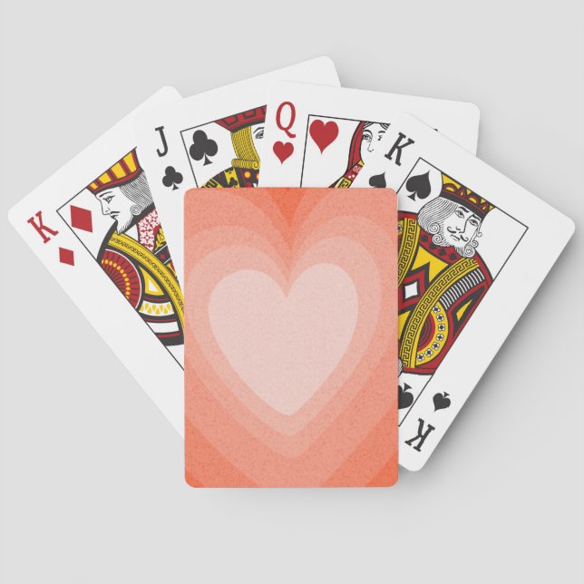 Hearts  playing cards (Back)