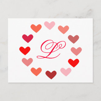 Hearts Postcard
