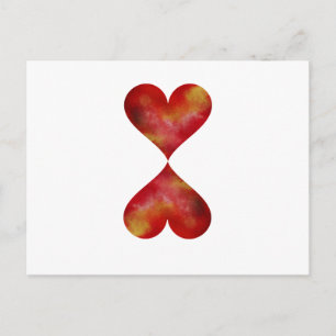 Hearts postcard
