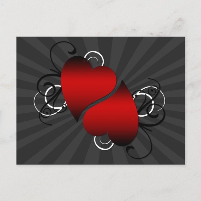 Hearts Postcard (Front)