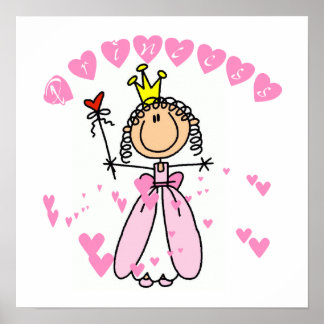 Hearts Princess Poster
