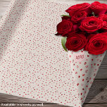 Hearts - Red and Pink Ombre on Offwhite Cement Wrapping Paper<br><div class="desc">Hearts in various shades of red to light pink on an off white cement background.

Available in sheets and rolls as well as other colorways: 
https://www.zazzle.com/collections/pattern_hearts-119768498397094853</div>