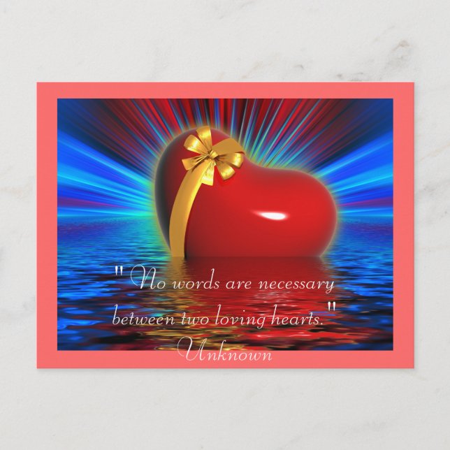 Hearts Red Dance Peace Love Party Destiny Postcard (Front)