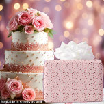 Hearts - Red on Light Pink Ombre Wrapping Paper<br><div class="desc">Hearts in various shades of red to light pink on a light pink background.

Available in sheets and rolls as well as other colorways: 
https://www.zazzle.com/collections/pattern_hearts-119768498397094853</div>