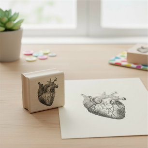 Hearts Rubber Stamp