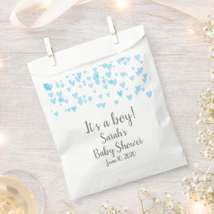 Hearts scattered in the air favour bag