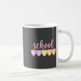Hearts School Nurse Medical Istant Valentines Day  Coffee Mug