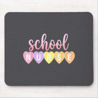 Hearts School Nurse Medical Istant Valentines Day  Mouse Pad