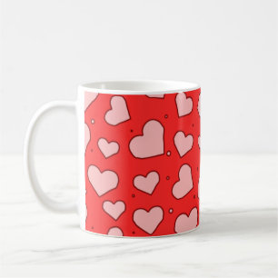 Hearts Seamless Pattern Coffee Mug
