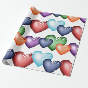 Hearts Seamless pattern Wrapping Paper