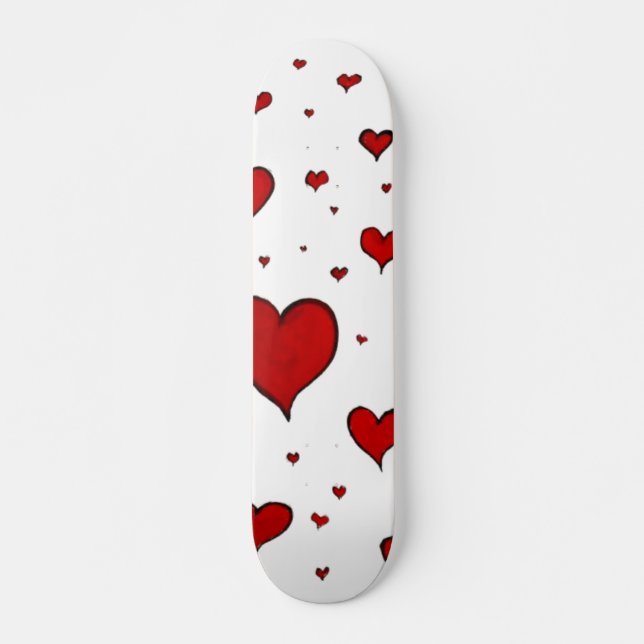 Hearts Skateboard (Front)