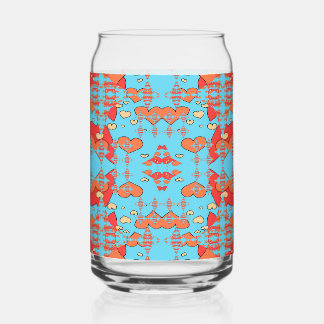 Hearts Sparks Can Glass
