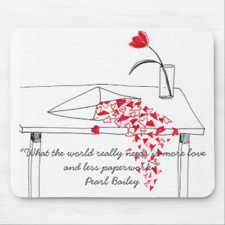 Hearts Spilling Over Mousepad