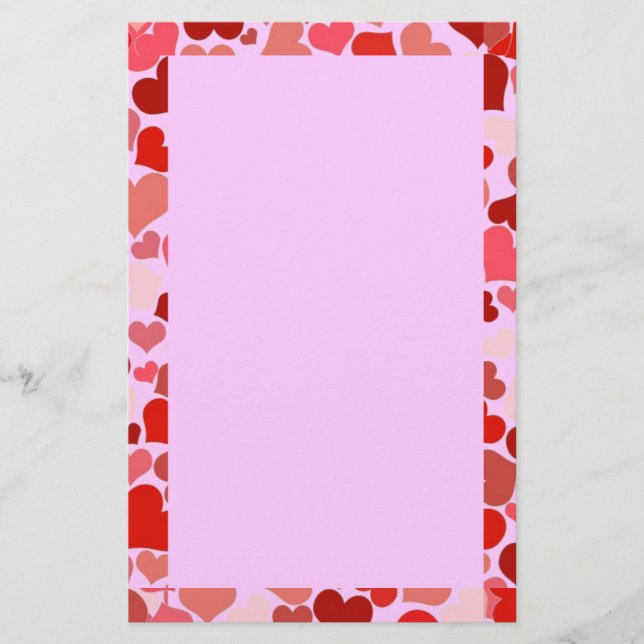 Hearts Stationery (Front)