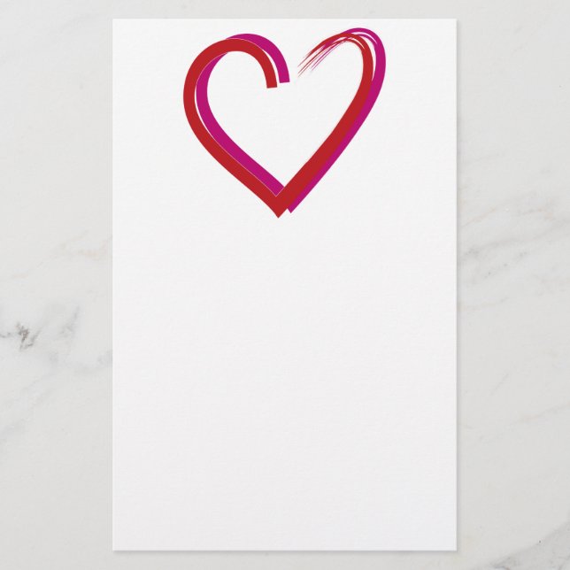 Hearts Stationery (Front)