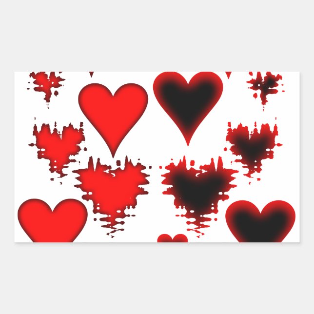 Hearts Sticker (Front)