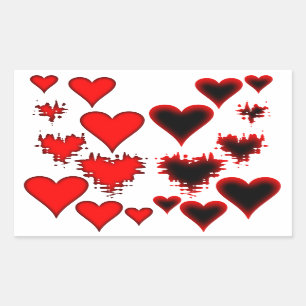 Hearts Sticker