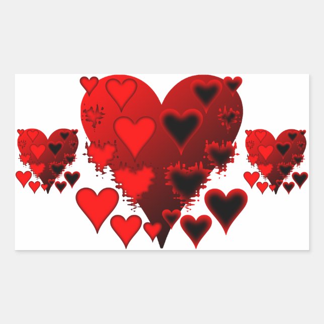 Hearts Sticker (Front)