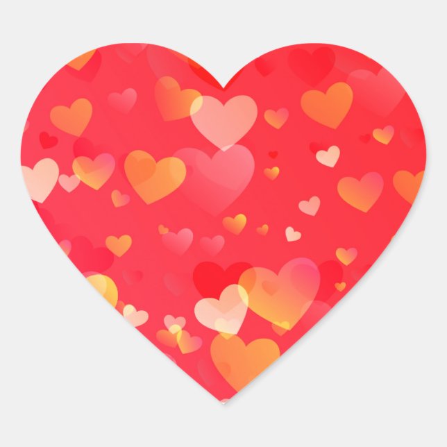 Hearts sticker (Front)