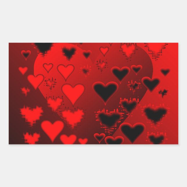 Hearts Sticker (Front)