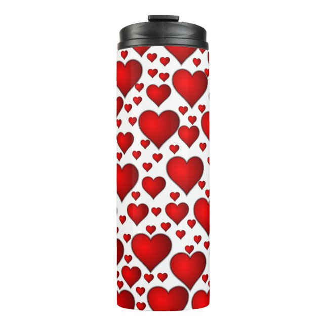 Hearts Thermal Tumbler (Front)