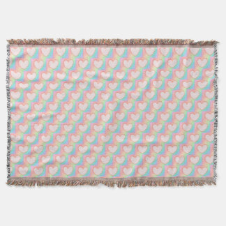 Hearts Throw Blanket