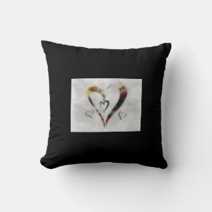 Hearts Throw Pillow
