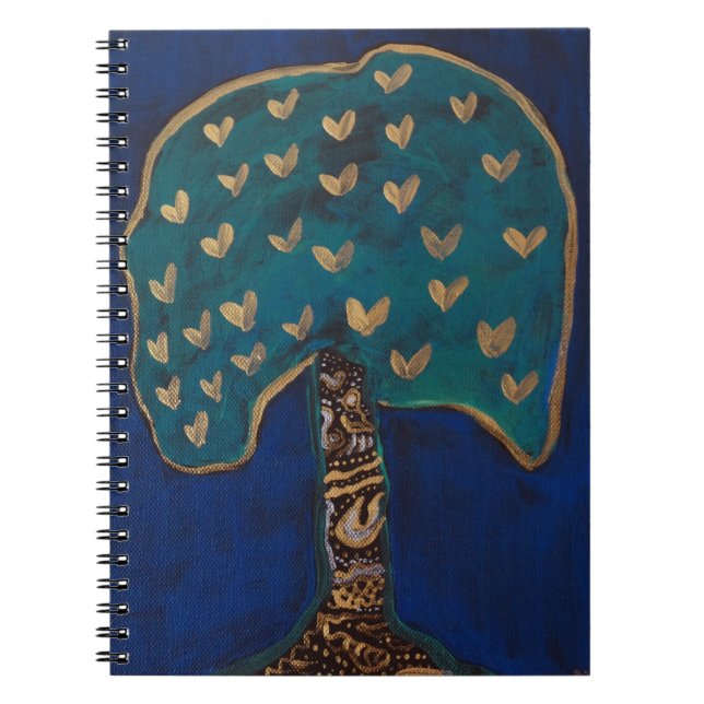 Hearts Tree Love Carnet d'illustration magique (Devant)