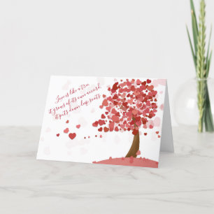 Hearts Tree Valentine's Day card
