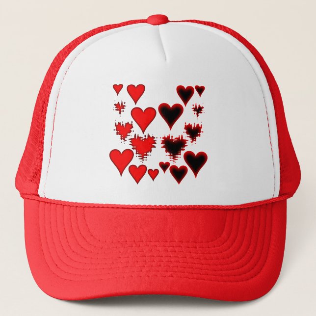 Hearts Trucker Hat (Front)