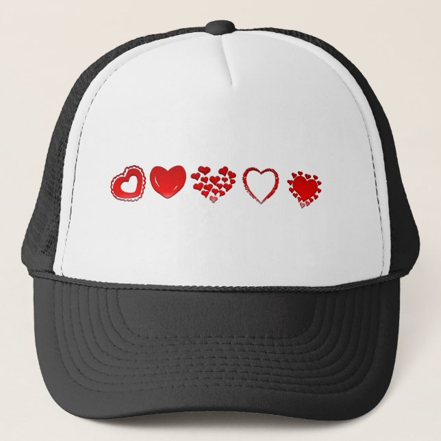 Hearts Trucker Hat (Front)