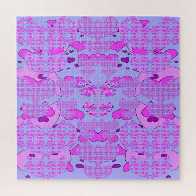 Hearts Tulips Jigsaw Puzzle (Vertical)