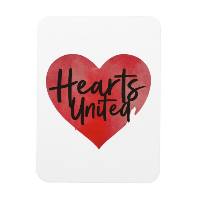 Hearts United Magnet (Vertical)