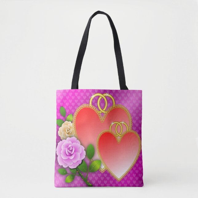 Hearts Valentine's Day-20362 Tote Bag (Front)