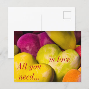 Hearts Valentine's Day Postcard