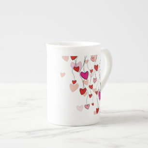 Hearts Vine Specialty Mugs