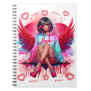 Hearts & Wings: Street Angel Notebook