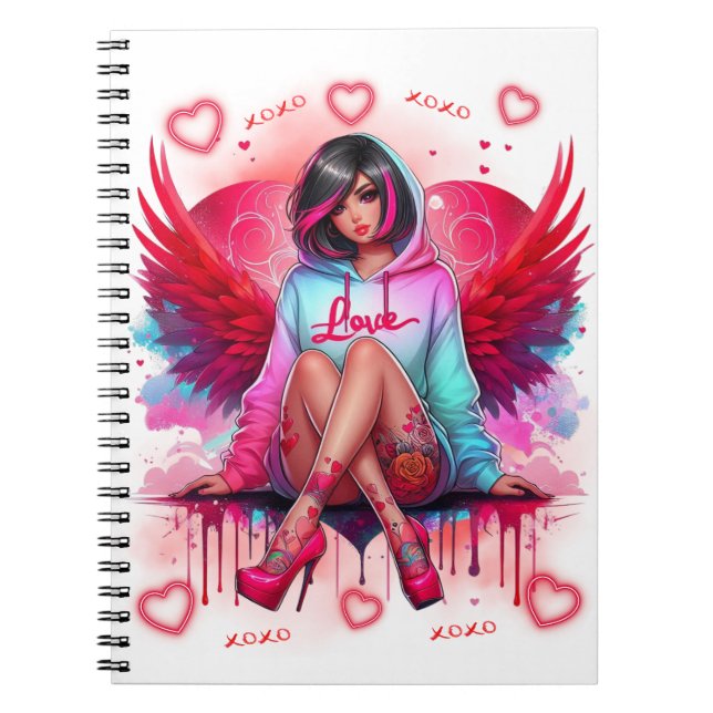 Hearts & Wings: Street Angel Notebook (Front)