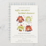 Hearts Winter Ugly Sweater Bridal Shower Invite<br><div class="desc">If you need any further customisation please feel free to message me on yellowfebstudio@gmail.com.</div>