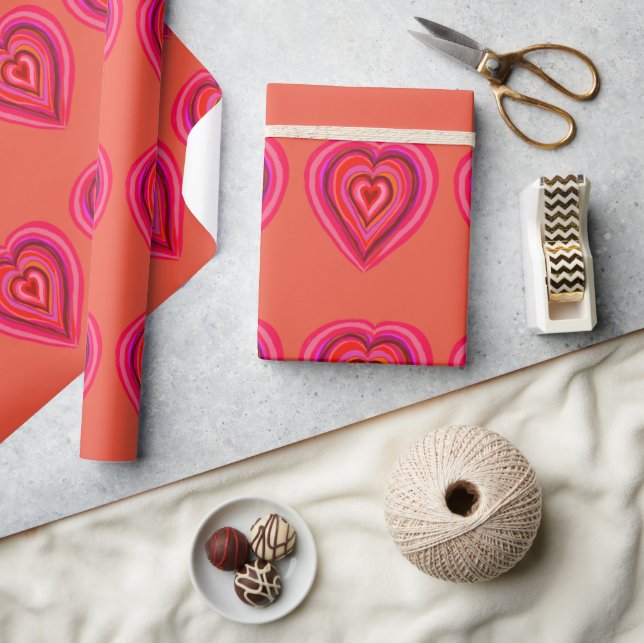 Hearts Wrapping Paper (Crafts)