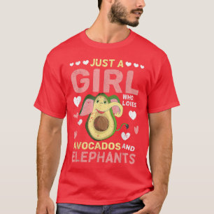 Hearts Zoo Animal Cute Avocado Lover Africa Safari T-Shirt